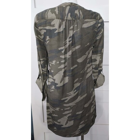 NWT EXPRESS CAMO SHIRT DRESS PULL OVER SIZE SP - Picture 4 of 7
